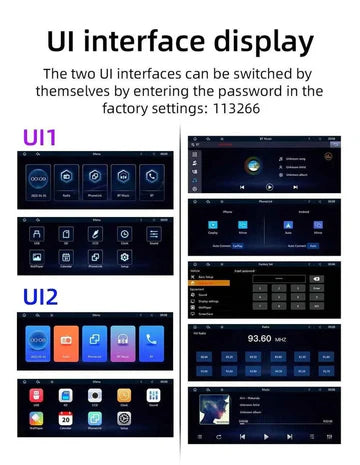 10.26Inch Carplay Portable Screen Car MP5 Navigation Reversing Interconnected Car Bluetooth Player