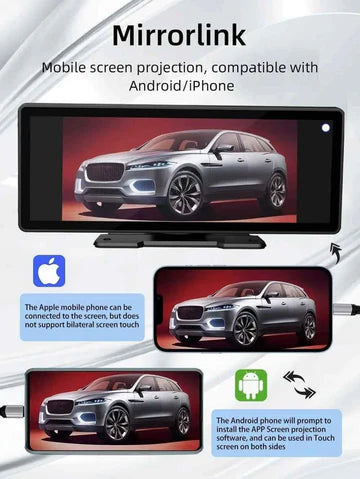 10.26Inch Carplay Portable Screen Car MP5 Navigation Reversing Interconnected Car Bluetooth Player