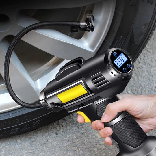 12V AIR COMPRESSOR PUMP AUTOMATIC DIGITAL CAR TYRE INFLATORS HANDHELD CORDLESS