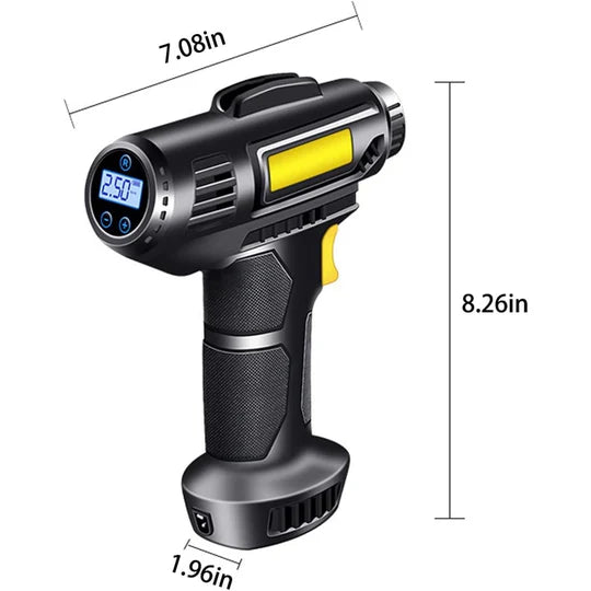 12V AIR COMPRESSOR PUMP AUTOMATIC DIGITAL CAR TYRE INFLATORS HANDHELD CORDLESS