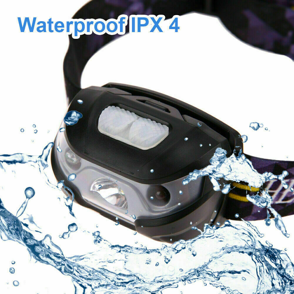 Waterproof Head Torch Rechargeable LED Headlamp Flashlight USB Camping Fish CREE