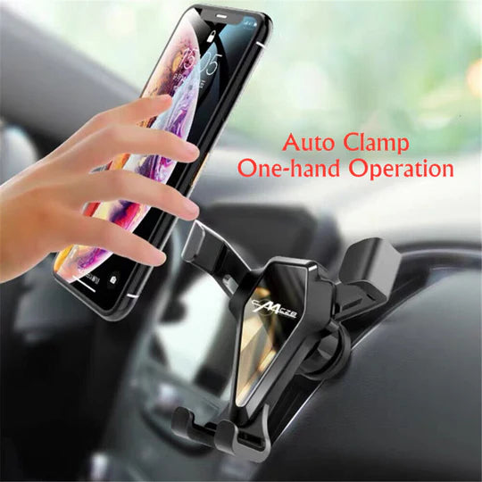 UNIVERSAL GRAVITY CAR CRADLE AIR VENT PHONE MOUNT HOLDER WINDSHIELD DASH STAND