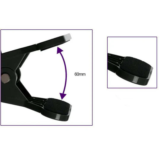 MOBILE PHONE FLEXIBLE 360° CLIP MOUNT STAND HOLDER BRACKET CLAMP DESK BED OFFICE