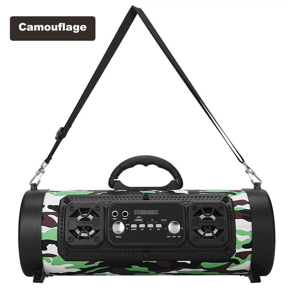 Portable Speaker Wireless Bluetooth Stereo Bass USB/TF/ Radio Subwoofer