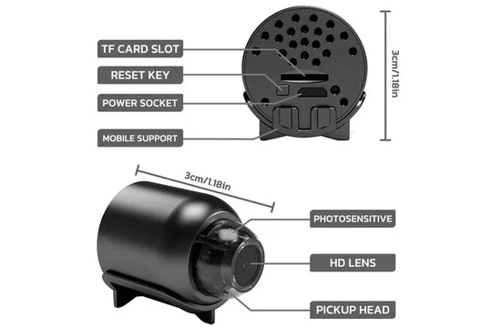 1080P Ultra HD Night Vision Mini WIFI Camera