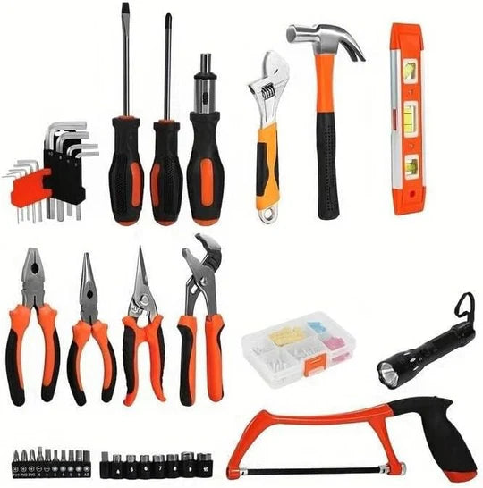 102pcs Home Tool Kit, All-in-One Starter Set