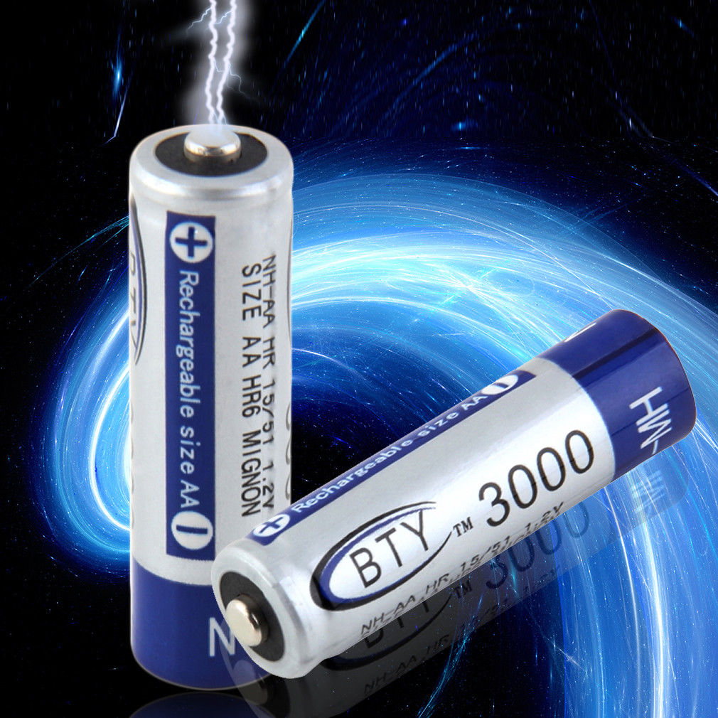 Rechargeable Battery NI-MH 1.2V 3000mAh AA/1000mAh AAA Recharge Batteries