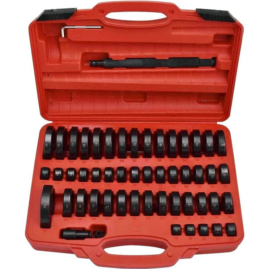 52PCS Bearing Seal Driver Tool Kit Bushing Bearing Push Press Disc Set