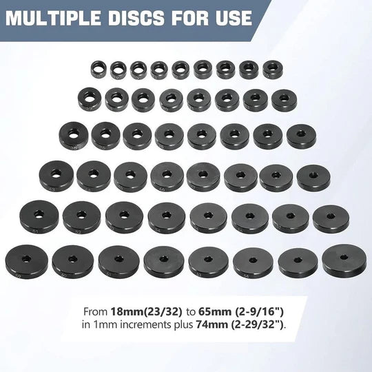52PCS Bearing Seal Driver Tool Kit Bushing Bearing Push Press Disc Set