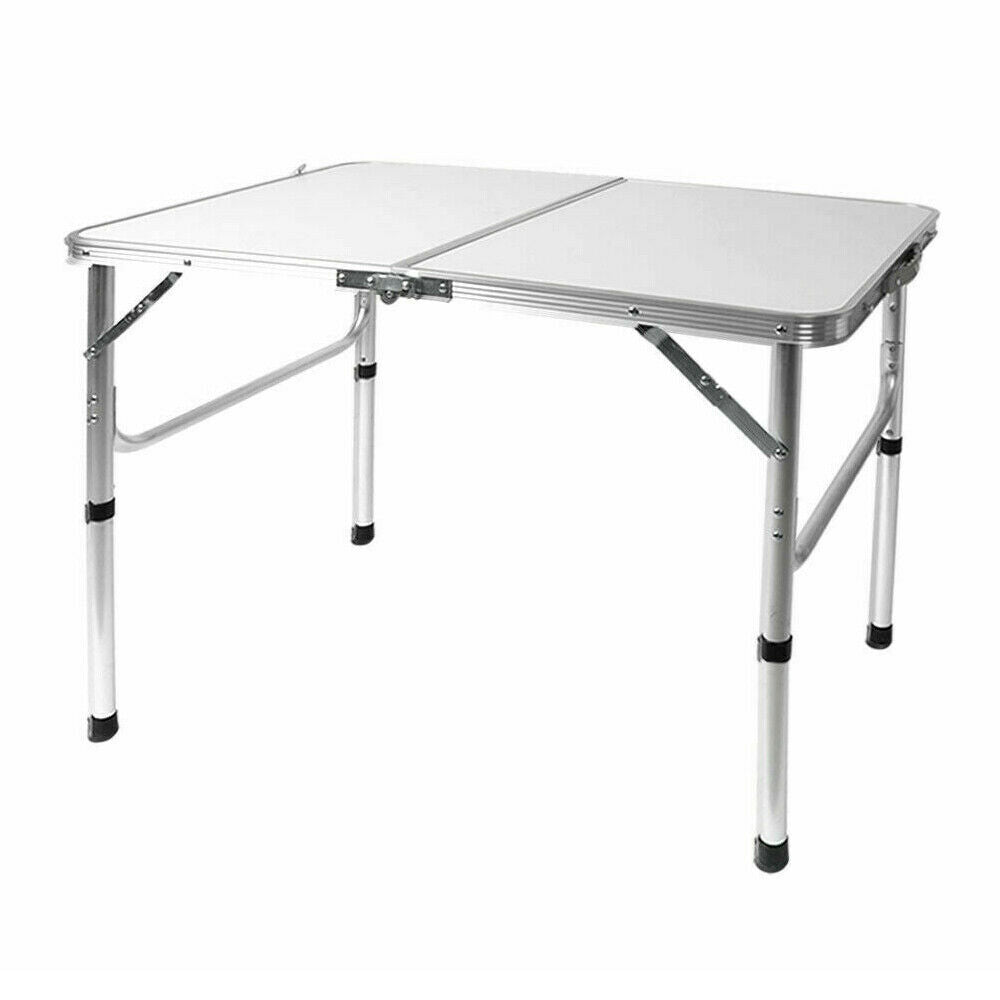 Portable Folding Camping Table Aluminium Picnic Outdoor Foldable Tables BBQ Desk