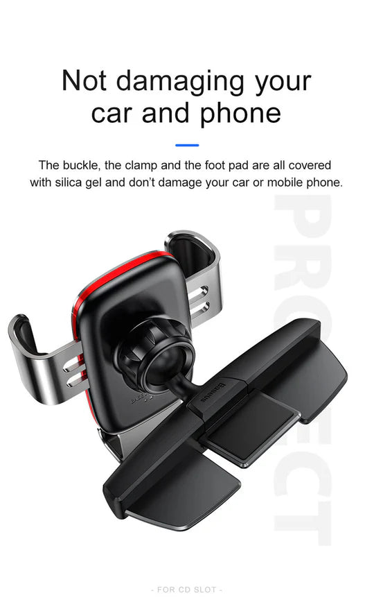 Universal Phone Gravity CD Slot Air Vent Car Holder Stand Mount Clip