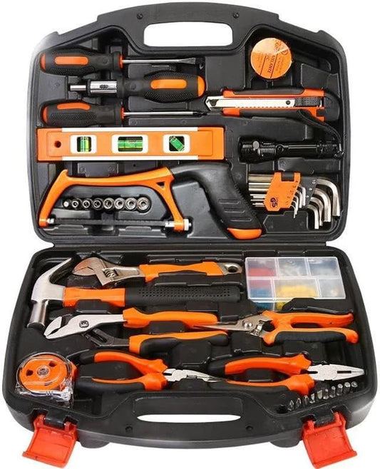 102pcs Home Tool Kit, All-in-One Starter Set