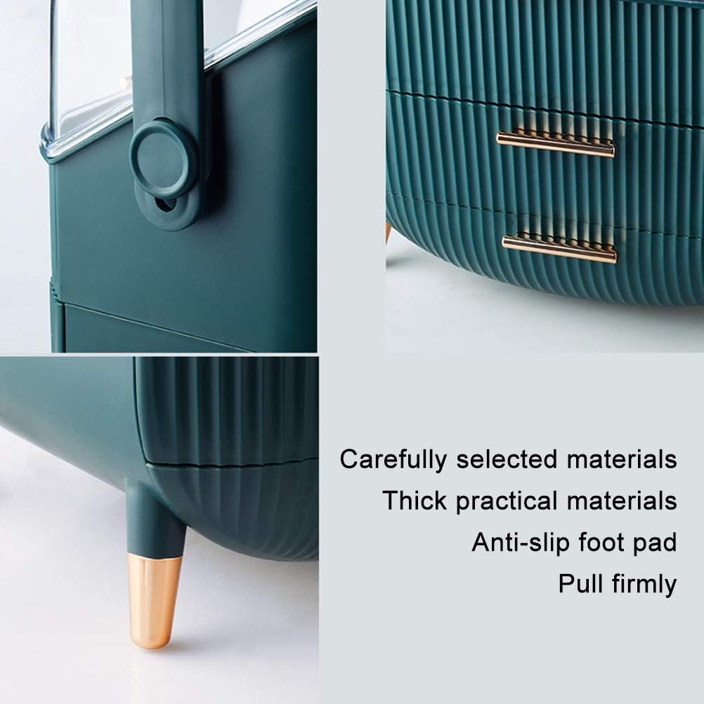 Makeup Organizer Drawer Cosmetic Carry Case Storage Jewellery Box Holder Stand