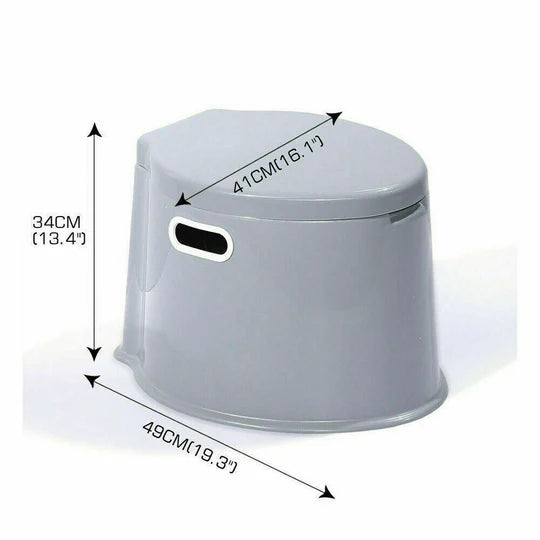 6L OUTDOOR PORTABLE TOILET CAMPING POTTY CARAVAN TRAVEL CAMP BOATING TENT HIKING