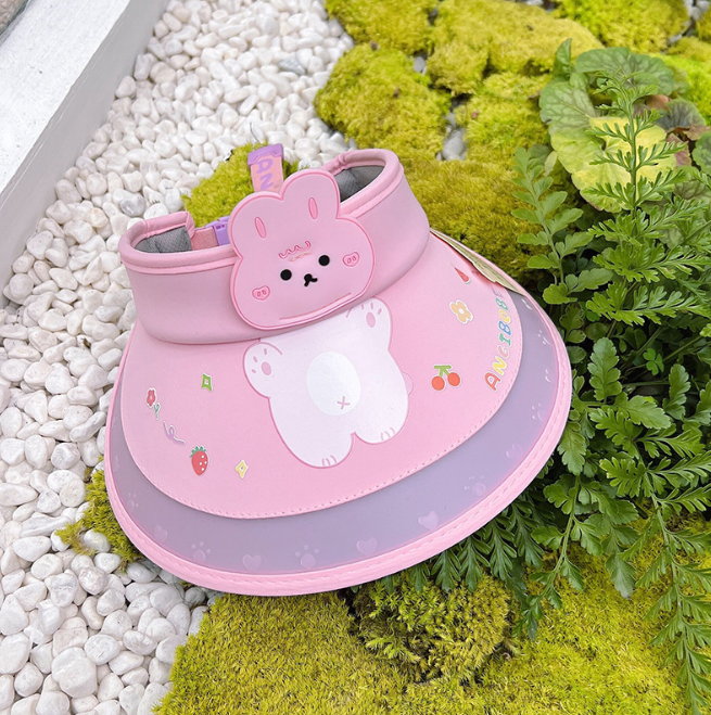 Summer new children's Visor hats cartoon travel kids sunshade hats