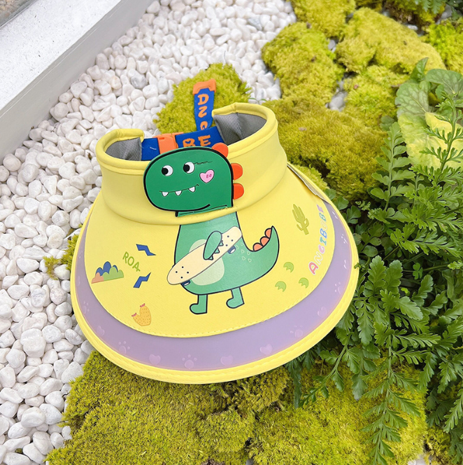 Summer new children's Visor hats cartoon travel kids sunshade hats