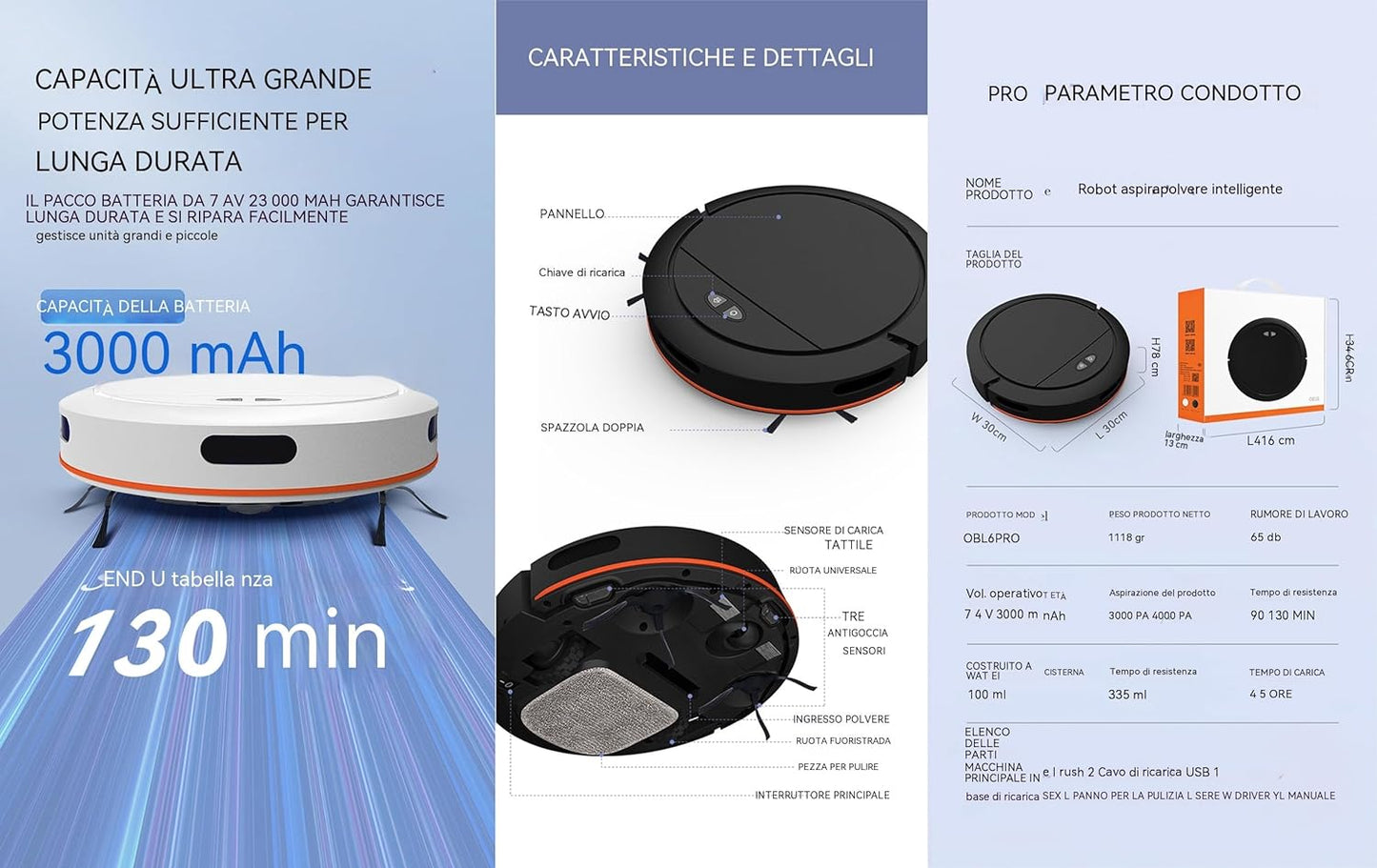 Smart Sweeping Robot Vacuum Cleaner Robotic Floor Auto Suction Sweeper Mop