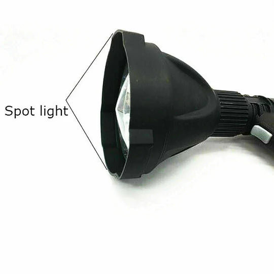 LED HANDHELD SPOTLIGHT RECHARGEABLE HUNTING CAMPING FLASHLIGHT SPOT LIGHT TORCH