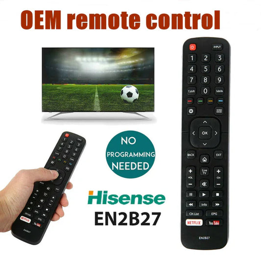 EN2B27 ORIGINAL OEM HISENSE TV Remote Control EN-2B27 RC3394402/01 3139 238
