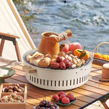 BBQ OVEN HOUSEHOLD OVEN NON-PORTABLE GRILL CAMPING GRILL FOR PICNIC OUTSIDE BBQ