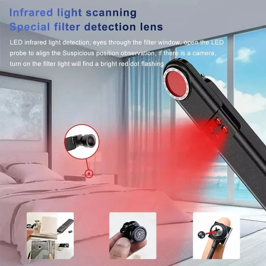 Camera Detector GPS Tracker Detector Wireless Signal Scanner For Home Office