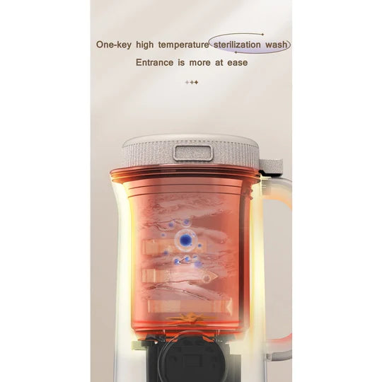 HIGH SPEED 1200ML PORTABLE SOYBEAN MILK MAKING MACHINE JUICE BLENDER FRUIT TEA MAKER