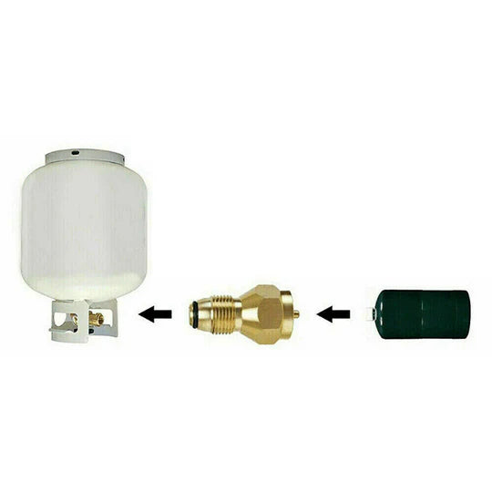 BBQ PROPANE GAS REFILL ADAPTER 1LB CYLINDER TANK COUPLER HEATER BOTTLE TOOL