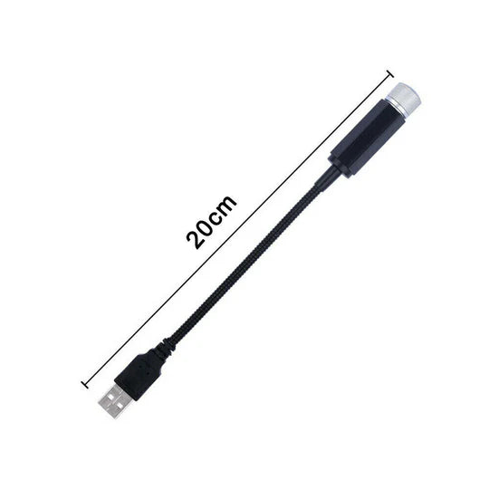 USB CAR ROOF ATMOSPHERE LAMP LED AMBIENT STAR STARRY LIGHT PROJECTOR