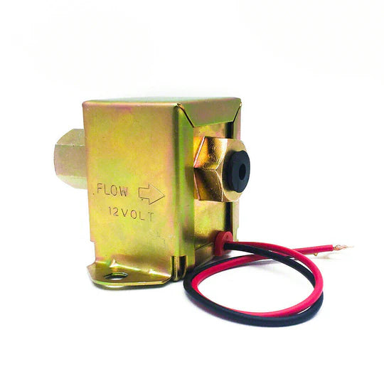 UNIVERSAL ELECTRIC FUEL PUMP 12V SOLID STATE 4 TO 6PSI 130 LPH PETROL