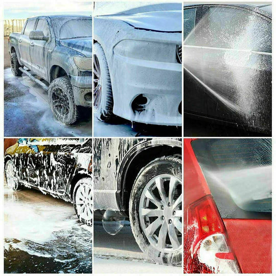 SNOW FOAM WASHER GUN CAR WASH SOAP LANCE CANNON SPRAY PRESSURE JET BOTTLE KIT