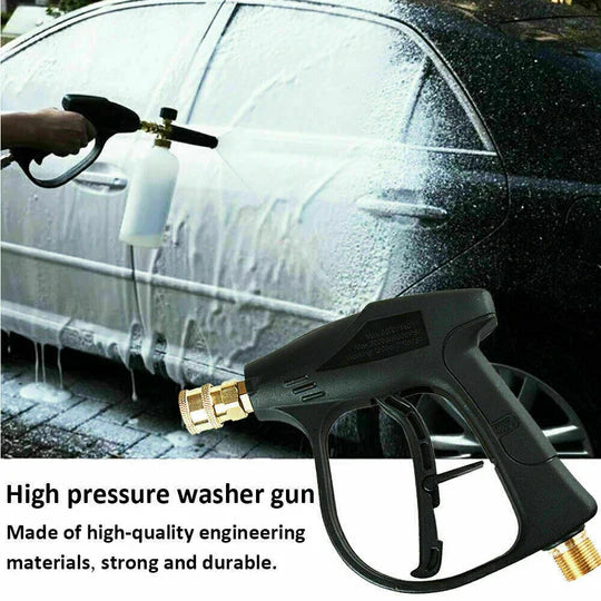 SNOW FOAM WASHER GUN CAR WASH SOAP LANCE CANNON SPRAY PRESSURE JET BOTTLE KIT