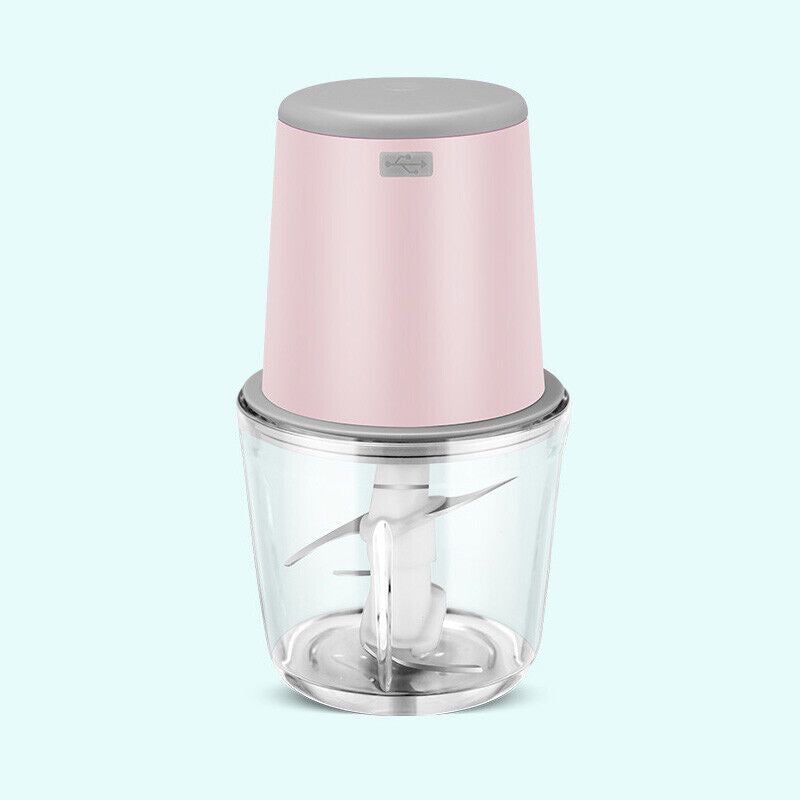 600ML Electric Garlic Food Chopper Vegetable Chopper Grinder Blender Crusher