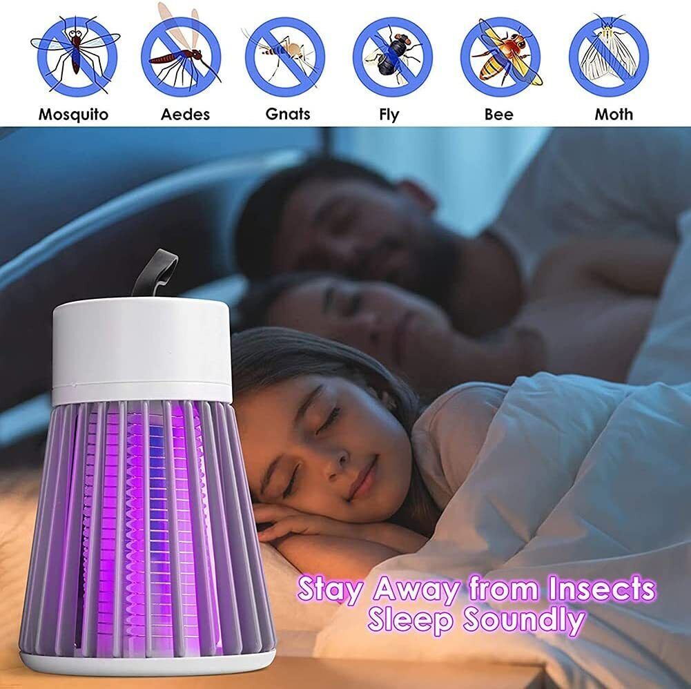 Electric LED Mosquito Catcher Lamp Light Insect Killer Fly Bug Zapper Trap AU