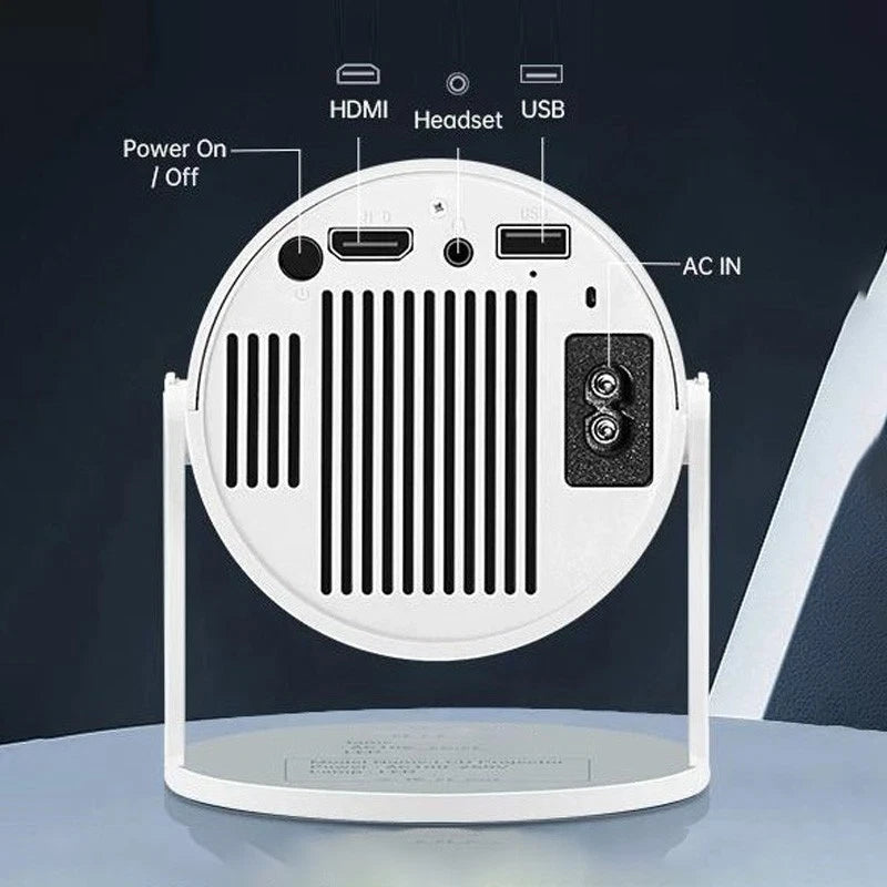 1080P 4K Mini Portable Wifi Bluetooth LED Projector Android Projector Theater