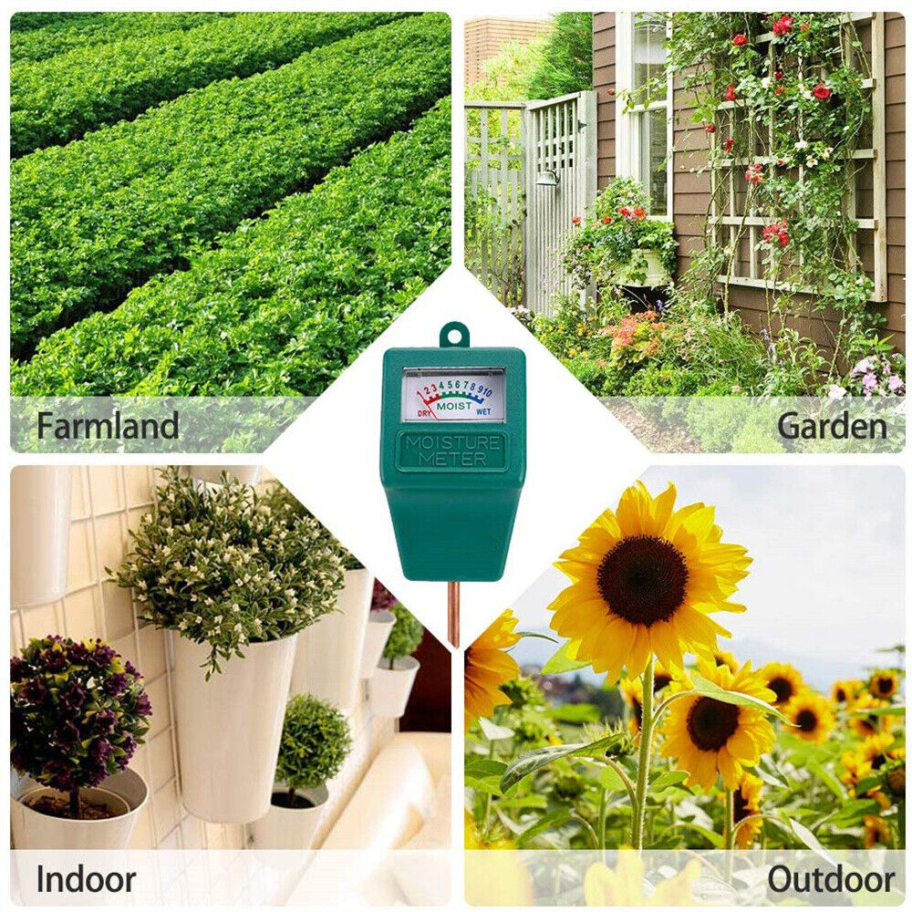 Soil Humidity Moisture Meter Water Sensor Test Monitor Hygrometer Plants Garden