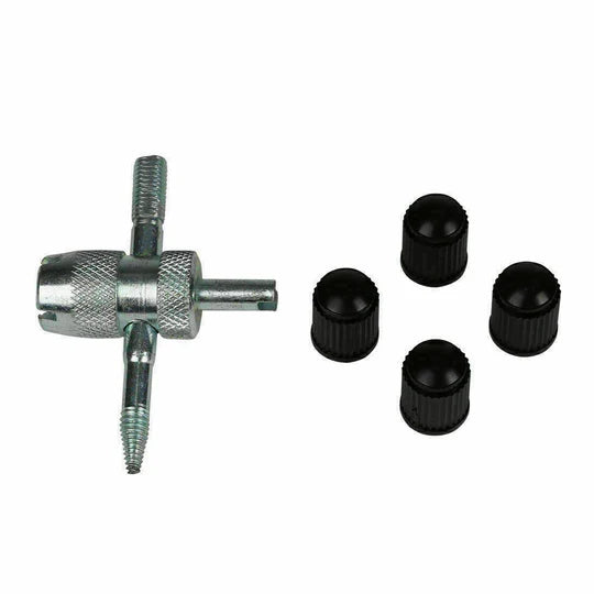 4X4 AIR DEFLATORS WITH PRESSURE GAUGE 4WD RAPID TYRE/TIRE DEFLATORS VALVE TOOL