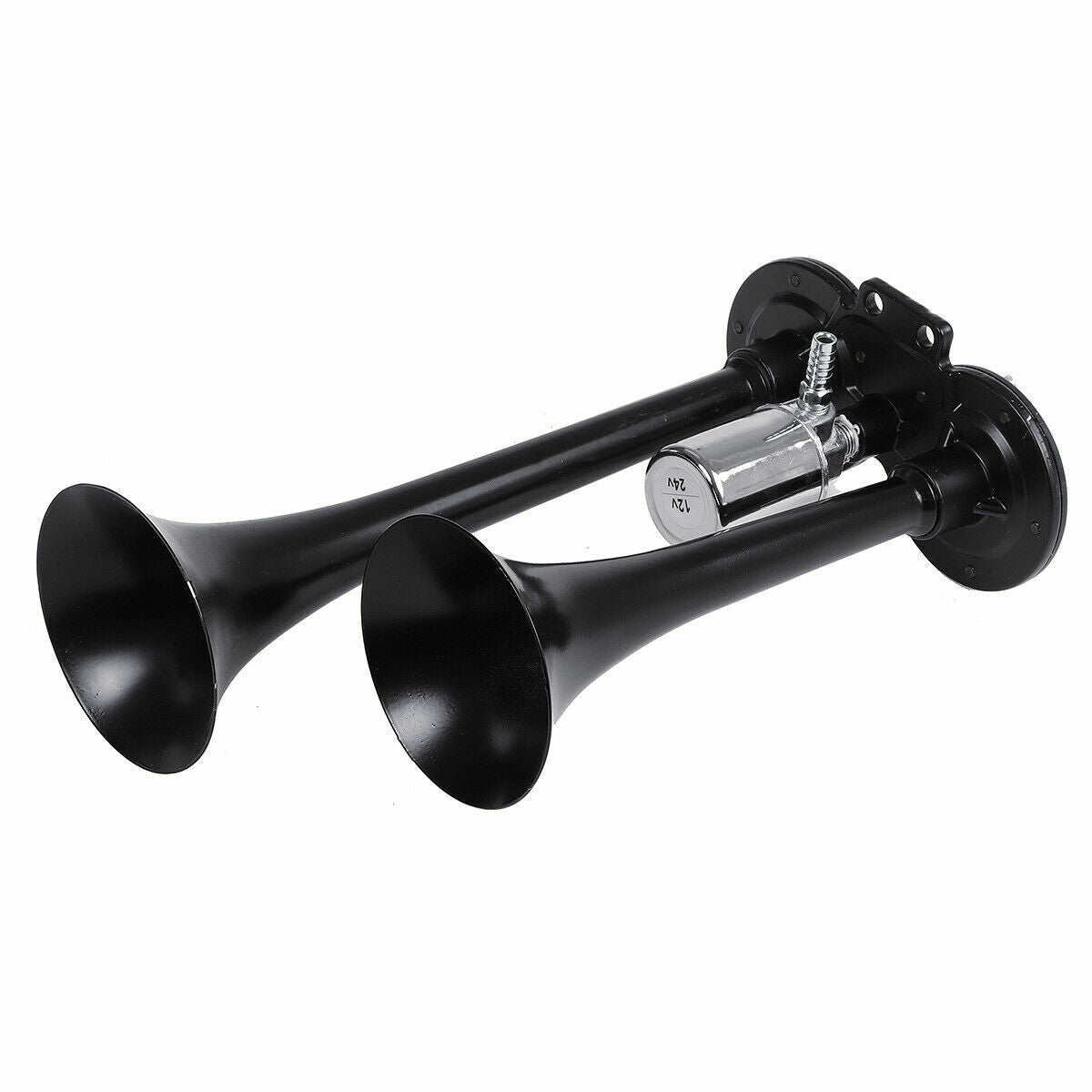 12/24V 600db Car Boat Truck Lorry Super Loud 2 Trumpet Air Horn