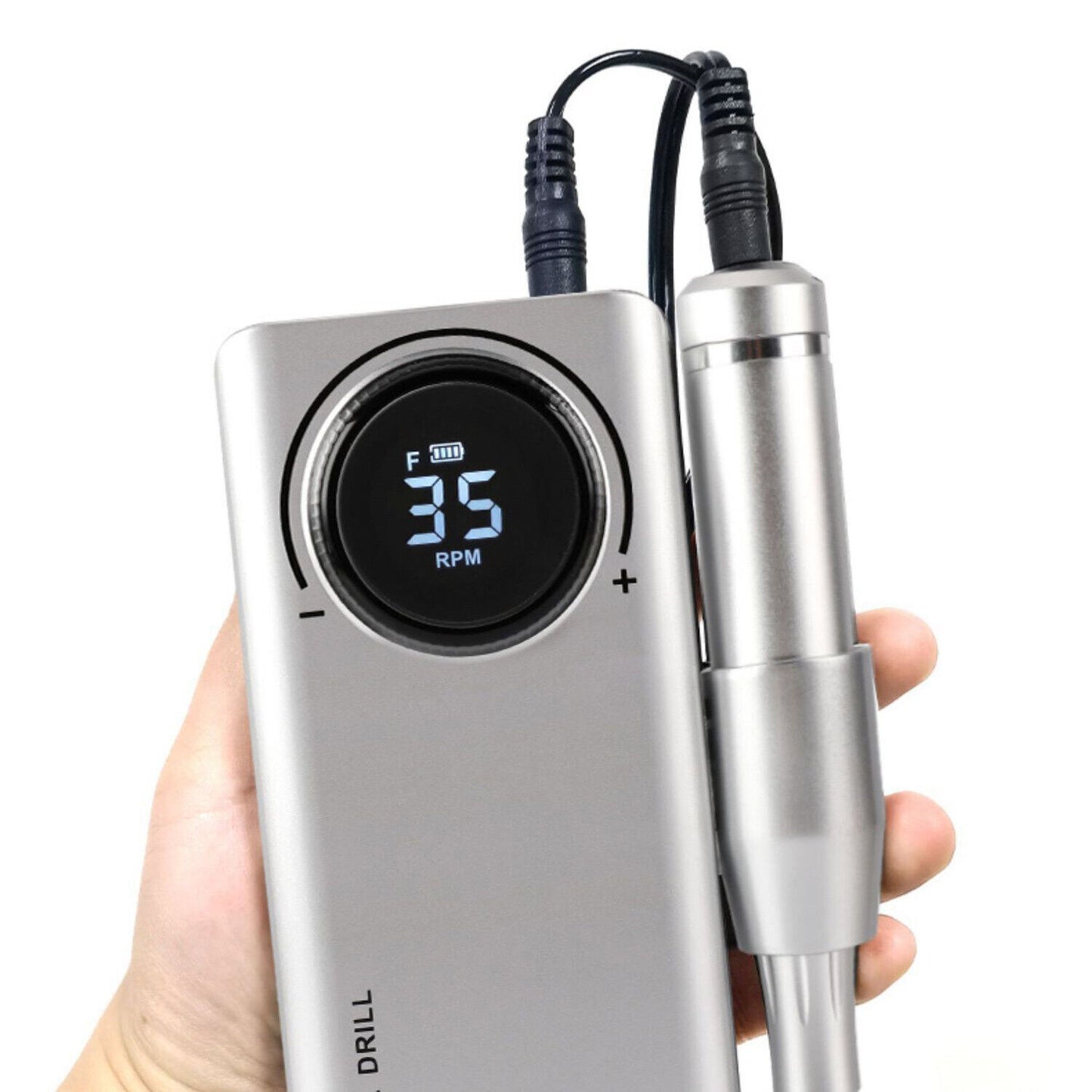 35000RPM Portable Nail Drill Machine Rechargeable E File Fits Manicure Pedicure