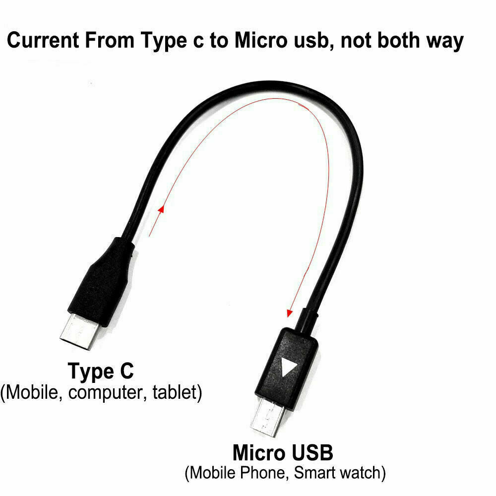 Type-C (USB-C) to Micro USB Charging Data Sync OTG Cable Cord Lead Adapter