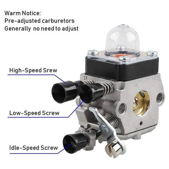 CARBURETOR CARB AIR FUEL FILTER SET FOR STIHL FS38 FS45 FS46 FS55 FS80 FS85 KM55