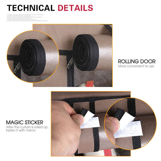 36 PAIRS SHOES CABINET STORAGE SHOE RACK WITH COVER PORTABLE WARDROBE