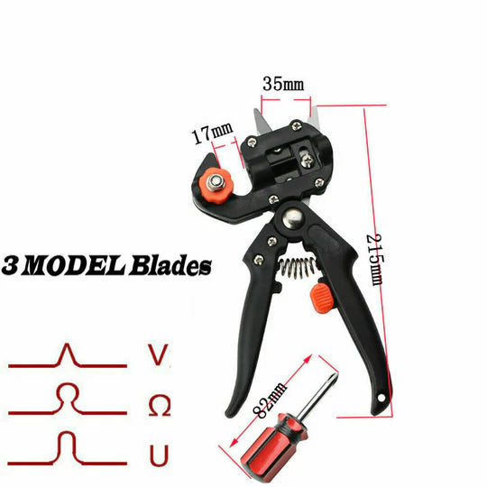 Garden Grafting Tool Set Kit Fruit Tree Pro Pruning Shears Scissor Cutting Tools