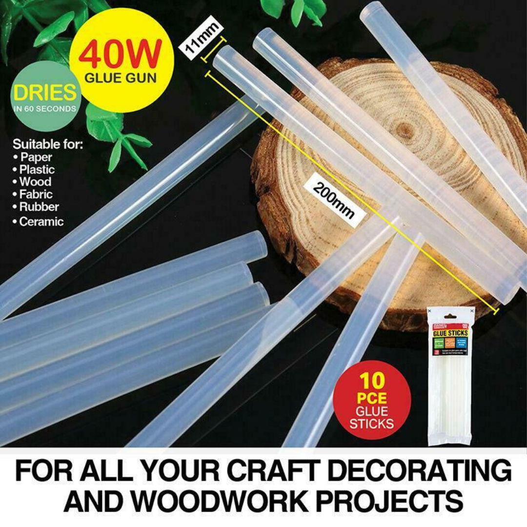 Clear Hot Melt Glue Sticks Adhesive Craft Stick Glue Gun DIY Tool 7mm 11mm
