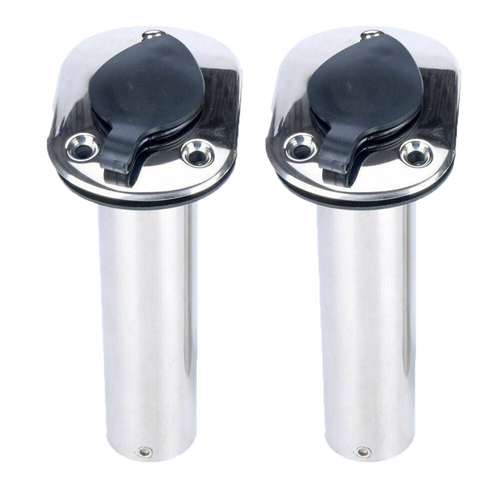 304 Marine Grade Stainless Steel Flush Mount 30 Degree Fishing Rod Holders