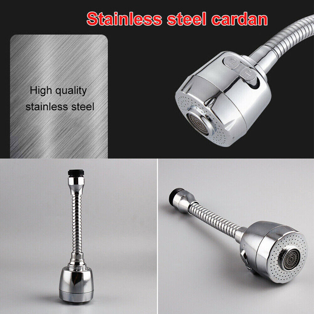 360° Saving Kitchen faucet extender Aerator Spray Sprayer Sink Tap Head Water