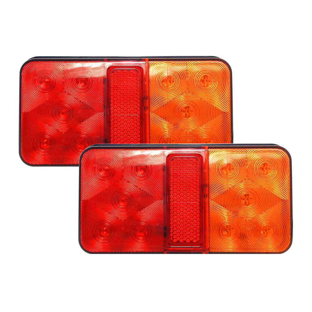 2x LED TRAILER LIGHTS TAIL LAMP STOP INDICATOR 12V VOLT 4WD 4X4 CAMPER UTE