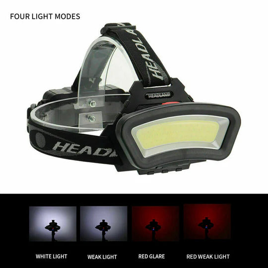 1000000LM COB+LED HEADLAMP HEADLIGHT TORCH USB RECHARGEABLE FLASHLIGHT WORK