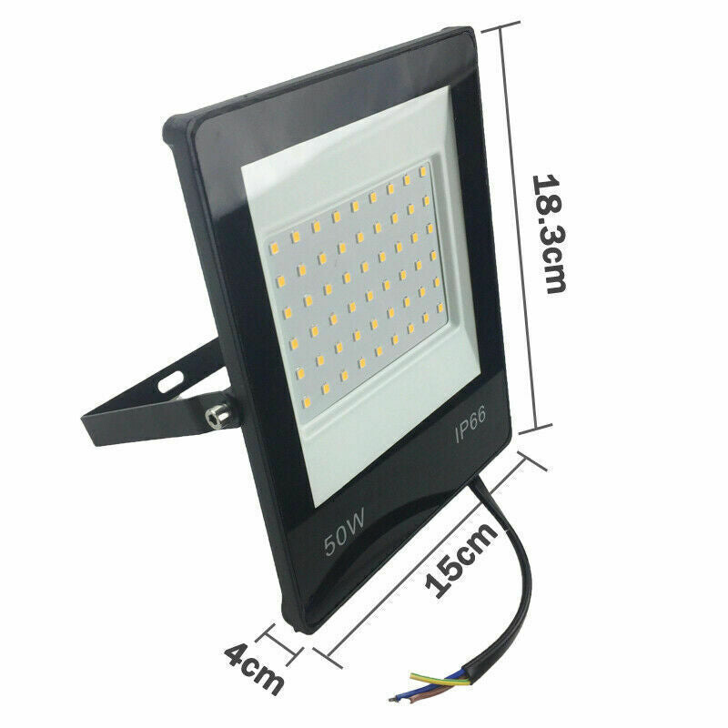 LED Flood light 50/100/200W IP66 Outdoor Spotlight 240V Cool/Warm White