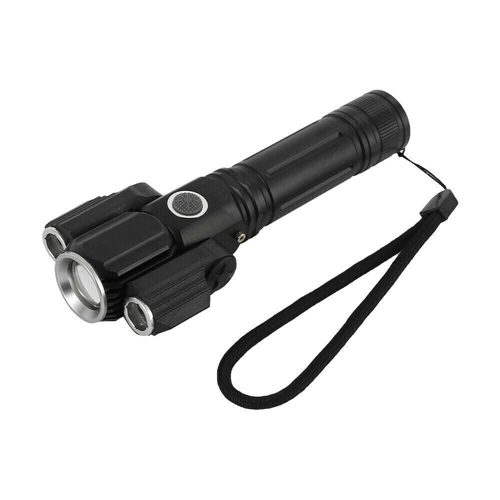 Torch Front & Rear LED Lights Set Mountain Bike Bicycle Rechargeable Lamp USB OZ