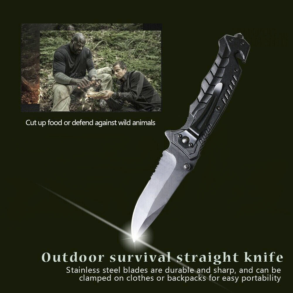Emergency Survival Equipment Kit Outdoor Tactical Hiking Camping SOS 18Pcs Tool